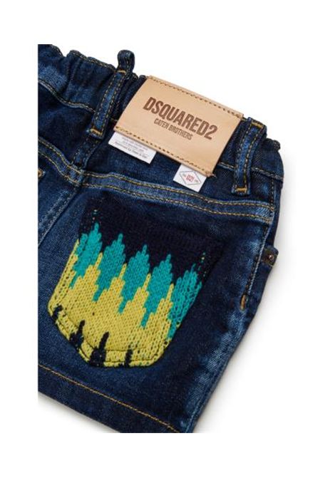 Gonna con ricamo DSQUARED2 JUNIOR | DQ3552 D0AHYDQ01